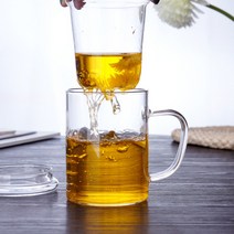 꾸밈백서 내열유리 인퓨저 티머그 400ml
