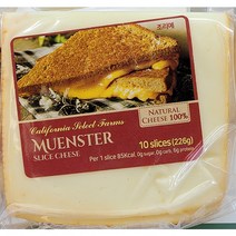 MUENSTER 뮌스터 슬라이스 치즈 226g(10장) / 미국