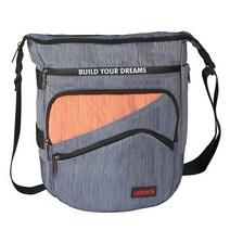 수직 메신저 백 크로스바디 Larswon 숄더백 노트북 가방 사첼 블루, Blue(fits 13 Laptop)