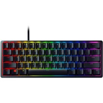 Razer Huntsman Mini 60% 플레어 키보드 가장 빠른 스위치 - 클릭 광학 크로마 RGB 조명 PBT 키캡 온보드 메모리 클래식 블랙