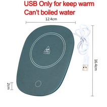 머그워머200 w 컵 히터 머그 워머 100 ° c 차 메이커 전기 핫 플레이트 워머, USB만 따뜻하게 유지