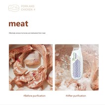 과일세척기 야채세척기 가정용 초음파 과일세척기 휴대용 야채 소독기 살충제 잔류 물 제거 과일 야채 세탁기 다기능 가정용 살균, 한개옵션0