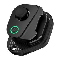 스마트폰 조이스틱 게임패드 핸드폰 모바일 안드로이드 game controller 전화 컨트롤러 gamepad for iphone ipad iosandroid 게임 lol 호환, 검은색, 안드로이드용