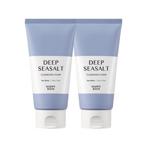 해피바스 퍼펙트 딥 씨솔트 클렌징폼 150g, 2입