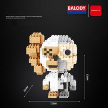 Balody 18261-18268 유명한 인터넷 인형 빌딩 마이크로 소형무전기 3D 블록, 05 18265 No Box