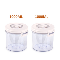 진공포장기 떡포장기계 무선 유선 원형 사각형 사각형 주방 보관 진공 용기 다른 용량 vacuum sealer box fit for vacuum sealer, 협력사, 1000ML1000ML