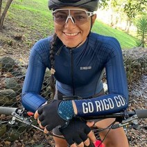 사이클링 의류 Go Rigo 긴 소매 자전거 턱받이 반바지 세트 여성 산악 착용 정장 Ropa Ciclismo Team Cycling Jersey, suit 3_XL
