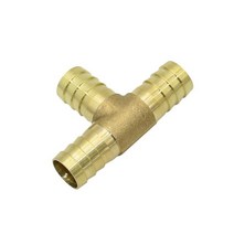 유수분리기14mm 티 커넥터 황동 T 유형 물 튜브 분리기 스플리터 호스 어댑터 1 개, 03 16mm