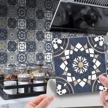 북유럽 타일 접착식 스티커 셀프인테리어 빈티지 레트로 패턴 크리스탈 멤브레인 세라믹 타일 홈 데코레, 01 A_01 Chopsticks pack