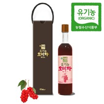 홈스랑 강원 유기농 오미자엑기스 오미자원액 500ml 선물세트