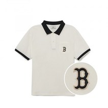 엠엘비 MLB 남성 베이직 컴포터블핏 카라 티셔츠 BOS (Ivory) 3LPQB0133-43IVS 172881