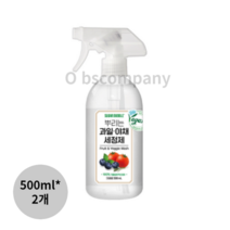 슈가버블 뿌리는 과일야채 세정제, 6개, 1000ml