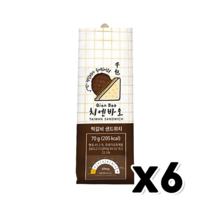치엔바오 떡갈비샌드위치 베이커리빵 70g x 6개, 단품