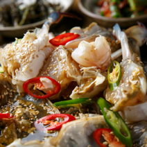 산지직송 수제 국내산 간장게장 양념 소스 게장용 꽃게 반반 택배 냉동 1kg 2kg, 5. 간장꽃게장(1kg)+양념꽃게장(1kg), 1개