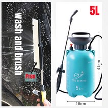 자동차 내부 외부 세차 세일남 거품 셀프세차기 에바 손 거품 자동차 세척 펌프 압력, 파란색