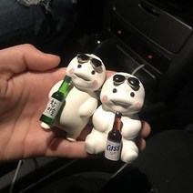 이온캔들 소맥 지방이 세트 차량용 석고방향제, 다우니향
