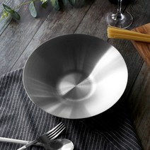 (2P) 스텐 샐러드볼 23cm 25cm 27cm 파스타 접시 업소 그릇