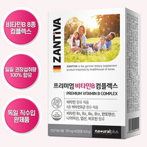 이명에좋은영양제 귀 귀울림 건강 잔티바 프리미엄 비타민B컴플렉스, 60정 x 4개