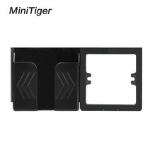 Minitiger-블랙 그레이 벽면 소켓 핸드폰 홀더 스마트폰 액세서리 스탠드 휴대폰 1 2 개, 01 Black-1