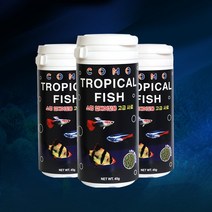 코모 소형 열대어 전용 사료 먹이 물고기밥, 45g 1개