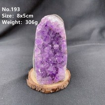 천연 우루과이 자수정 클러스터 미네랄 표본 딥 올렛 쿼츠 블록 홈 장식용 불규칙 돌 1PC, 분홍색