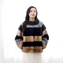 우진모피(WJ) 코펜하겐퍼 휘메일풀스킨 호리젠탈 밍크코트(4MT7701) 국내생산 본사직영