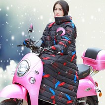오토바이방한복 스즈끼복 낚시복 바이크자켓 오토바이겨울바지 에스셀러 오토바이우주복 CATWILO 도롱이방한 방한용품 기모, 스몰 사이즈 블랙 프린트