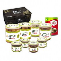 설명절세트 참가득 알찬6호 선물세트(포기김치1kg 총각김치1kg 동치미750g 갓김치550g 고들빼기300g 깻잎지300g 무말랭이300g 콩잎지300g)