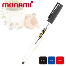 모나미네임펜 굵은 글씨용 1자루/네임펜/모나미 네임펜/네임펜세트/네임펜12색/네임펜6색/유성네임펜/네임펜M/네임펜F/네임펜X, 굵은글씨용(파랑 1자루)