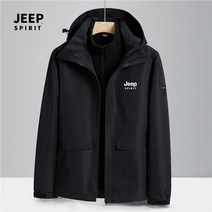 JEEP SPIRIT 지프 남성용 아웃도어 기모내피 타부착 전술자켓 바람막이 JP-9975