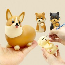 집콕놀이 색칠 컬러링토이 키트 색칠놀이 DIY 유기견기부 미술놀이 취미키트 입체컬러링 컬러링 8종 멍냥이, 페르시안