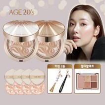 AGE20s 에센스 커버 팩트 오로라 골드에디션+섀도우팔레트 증정, 색상:21호, 단품