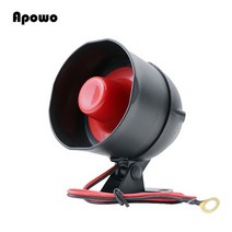 미니큐브싸이렌 자동차사이렌 자동차경적 차량용사이렌 immobilizer car 중앙 잠금 burglar alarm with horn remote control security, 빨간색