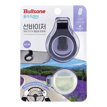 폴라프레쉬 선바이저 햇빛가리개 클립형 방향제 라벤더향 본품+리필, 1개입, 3개