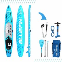 Bluefin SUP 스탠드업 공기 주입식 패들 보드 | 3.6m(14피트) 모델 투어링/레이스 모든 액세서리 포함, 한개옵션0