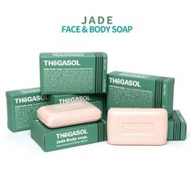 엘턴 때가솔 옥비누 각질제거 비누 미용때비누 jade 제이드 각질제거비누 샤워비누 클렌징비누 각질제거때비누, 1