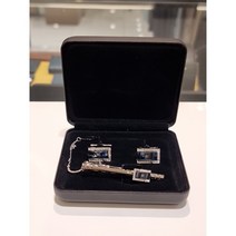 닥스 사금석 크리스탈 커프스 버튼 넥타이핀 세트 DJG1ACCF104B1500
