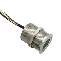 지문인식기 호환 R503 원형 RGB 링 표시기 LED 제어 DC3.3V MX1.0-6Pin 용량 성 지문 모듈 센서 스캐너, 한개옵션1, 01 Black