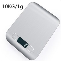 실험용전자저울 휴대용 가정용 산업용 고정밀 105kg 주방 디지털 스테인레스 스틸 식품, 10kg 흰색