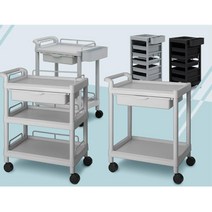 외식업체 실험실 과학실 다용도 카트 배식카 서빙카트, 1개, CART-201D