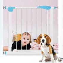 아기 안전문 유아 반자동 울타리 주방 펜스