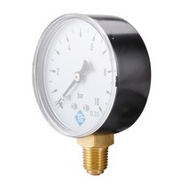 유면계 오일 게이지 유온계 수위계 0-10bar 1/4 NPT 60mm 에어 압력 게이지 유압 게이지 오일 압력 게이지 수압 측정기