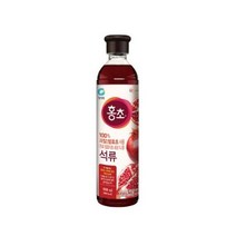 청정원 홍초 100% 자연발효초 사용 석류, 500ml, 4개