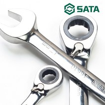 SATA 조절기어렌치 16mm 평생보증 스패너, 1개