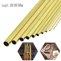 각관 튜브 파이프 아연 스테인레스 플라스틱 1pcs 황동 diy 라운드 직경 300mm, 4x3x300mm