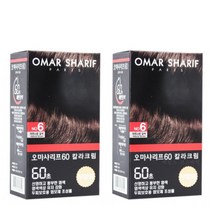 동성제약 오마샤리프 60초 칼라크림 염색약 염모제 (2개), 2개, 6호 자연스런 갈색