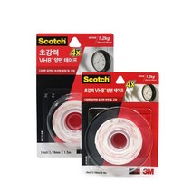 3M-VHB 양면테이프 - N/양면 테이프/쓰리엠테이프/테이프/고정테이프/폼테이프, A타입-5140(12600)18mmx4m