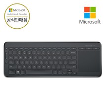[ Microsoft 코리아 ] 마이크로소프트 올인원 미디어 무선키보드, 블랙, MS 올인원 미디어 무선키보드