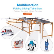 톱다이 원형톱 테이블쏘 테이블소 작업대 미니 접이식 슬라이딩 테이블 톱 및 먼지 없는 정밀 패널 목공