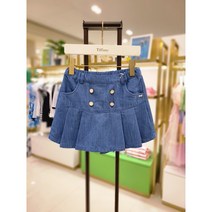 [티파니] 데님큐롯반바지 T24KBP010A